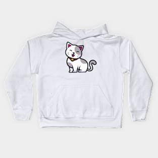 Cute cat pet Kids Hoodie